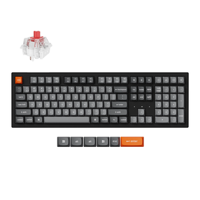 Juhtmevaba mänguklaviatuur Keychron K10 Max Wireless K10M-H1 Keychron Super Red, Inglise (US), must v.