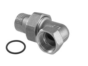 Išardoma alkūnė TDM Brass 235NOR, 1 colis - išorinis sriegis / 1 colis - vidinis sriegis, 1"