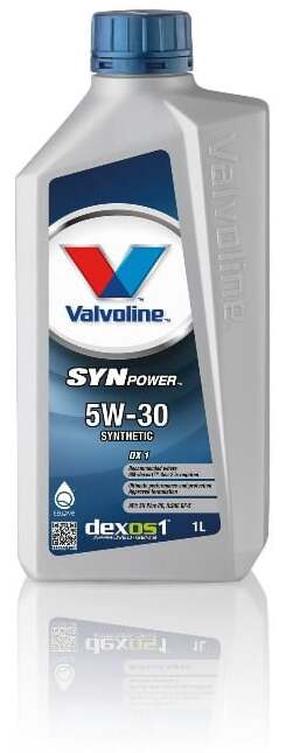 Motoreļļa Valvoline Synpower DX1 5W - 30, sintētiskais, 1 l