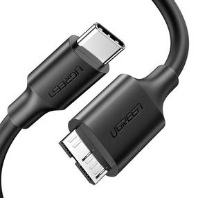 Vads Ugreen 020838 USB-C - Micro-USB-B 3.0, Micro USB type B/USB-C, 100 cm, melna krās.