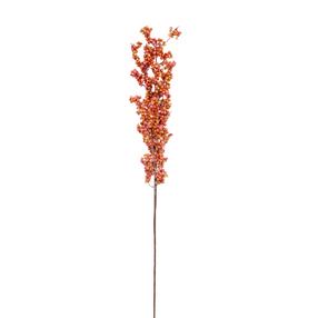 Kalėdinė dekoratyvinė šakelė Christmas Touch, raudona sp./geltona sp., 70 cm