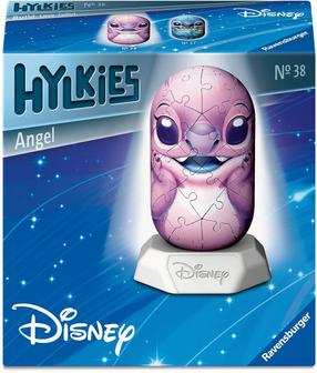 3D dėlionė Ravensburger Hylkies Disney Angel, 8 cm x 8 cm, 54 vnt., rožinė sp.