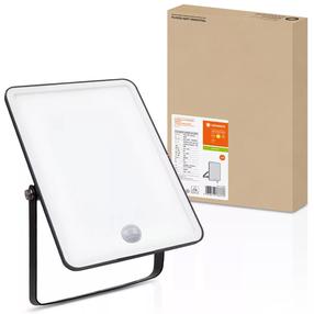 Prožektor ilma liikumisandurita Ledvance Essential Sensor, 3000 °K, IP65, must v.