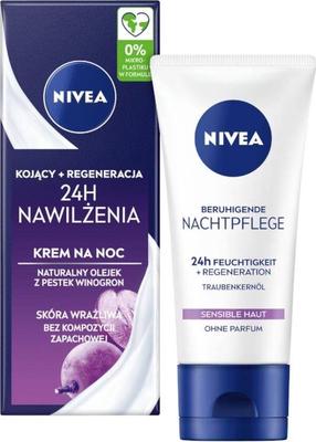 Öine näokreem Nivea Sensitive 24h Moisture and Regeneration, 50 ml