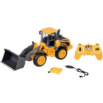  Rc buldozeris Double E Volvo RC0690, 1:16, geltona sp.