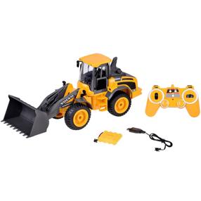 Rc buldozeris Double E Volvo RC0690, 1:16, geltona sp.