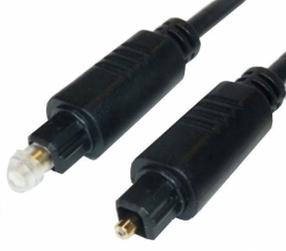 Adapteris Brackton TOS-SKB-0100.B Toslink, Toslink, 1 m, melna krās.