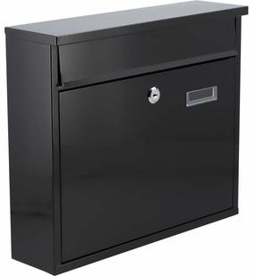 Postkast Vorel 78575, must v., 10 cm x 36 cm x 31 cm