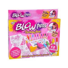 Braižymo reikmenų rinkinys Fantasy Blow Pens, įvairių spalvų
