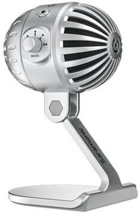 Настольный микрофон Saramonic SmartMic MTV550, серебристый цв.