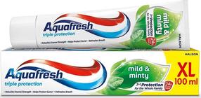 Zobu pasta Aquafresh Mild and Minty, piparmētru garša, 100 ml