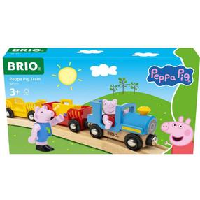 Žaislinis traukinys Brio World Peppa Pig 63612700, įvairių spalvų