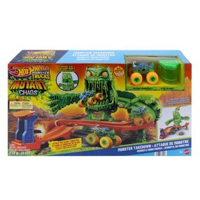 Automobilių trasa Mattel Hot Wheels Monster Trucks Mutant Monster Takedown JMK90, įvairių spalvų