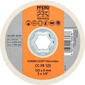 Полировальный диск Pferd CC-FR 125, 12.5 см