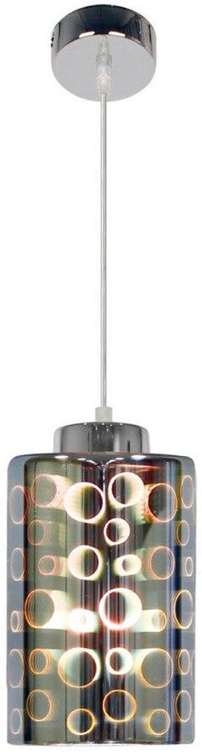 Valgusti rippuv Candellux Nocturno 31-57686, E27, 1 x 40 W, pruun v./roheline v. / hõbe v.