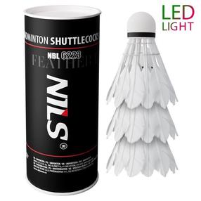 Badmintona volāns Nils NBL6223 LED 10679464, 3 gab.