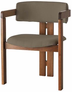 Valgomojo kėdė Kalune Design CO-012 974NMB1743, matinė, riešuto sp./ruda sp., 49 cm x 58 cm x 76 cm