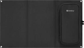 Nešiojamas įkroviklis (Power bank) Sandberg SolarPanel 22W Powerbank 10000, 10000 mAh, 22 W, juoda sp.