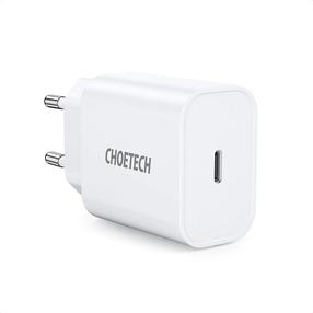 Adapteris Choetech USB Type-C, balta sp., 20 W