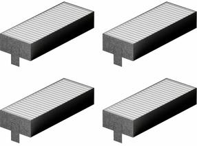 Akustinis filtras ventiliuojamoms kaitlentėms Bosch HEZ9VEDU0, 4 vnt.