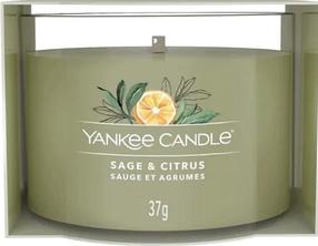 Свеча, ароматическая Yankee Candle Mini Sage & Citrus, 7 - 10 час, 37 г, зеленый цв.