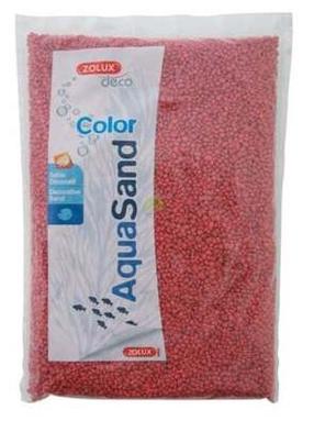 Akvārija grants Zolux AquaSand Color, 5 kg, koraļļsārts krās.