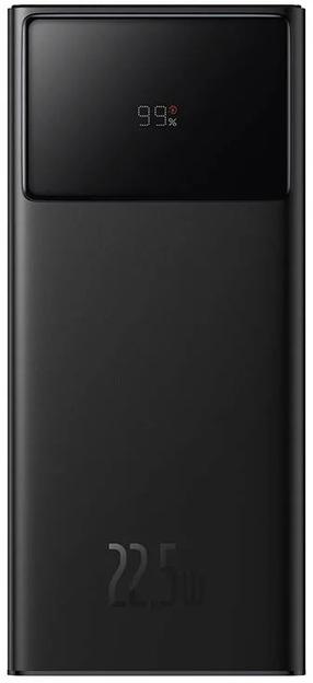 Lādētājs-akumulators (Power bank) Baseus PPXJ080001, 20000 mAh, melna krās.