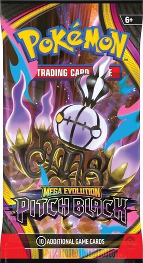 Kortų žaidimas Pokemon TCG Mega Evolution Pitch Black Booster