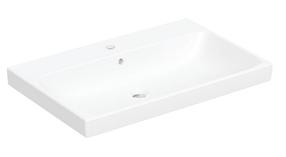 Vonios praustuvas Geberit Aniara, keramika, 75.5 cm x 48.5 cm x 13 cm, balta sp.