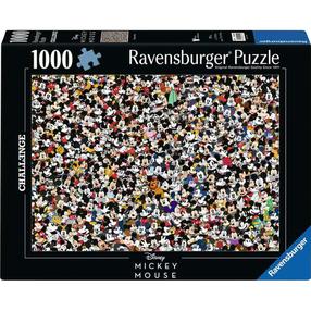 Dėlionė Ravensburger Challenge Mickey 12000529, 50 cm x 70 cm, 1000 vnt., įvairių spalvų