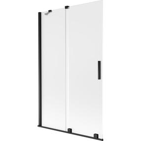 Vonios sienelė Mexen Velar, 110 cm x 150 cm, juoda sp./matinis