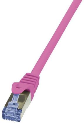 Juhe Logilink CAT 6a S/FTP RJ-45 8P8C, RJ-45 8P8C, 2 m, roosa v.