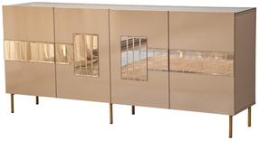Комод Kalune Design Paris, коричневый цв./золотой цв., 80 см x 40 см x 180 см