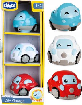 Autode komplektid Chicco Turbo Ball City Vintage, mitmevärviline