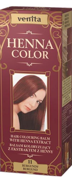 Matu krāsa Venita Henna Color, burgundy krās., Burgundy 11, 50 ml