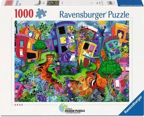 Dėlionė Ravensburger Lady Bug Lane 120017974, 50 cm x 70 cm, 1000 vnt., įvairių spalvų