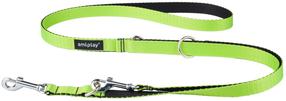 Šuns pavadėlis Amiplay Twist, žalia sp., 1-2m x 2cm