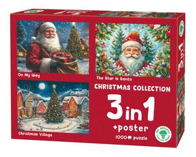 Пазл 3in1 Christmas Collection, 48 см x 68 см, 3000 шт., многоцветный