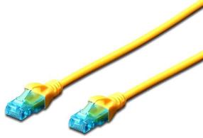 Laidas Digitus Premium CAT 5e UTP Patch RJ-45 8P8C, RJ-45 8P8C, 5 m, geltona sp.