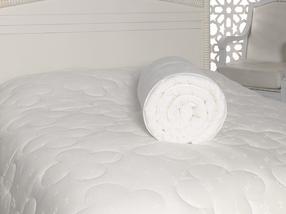 Antklodė Mijolnir Bambu Quilt, 215 x 195 cm, balta sp.