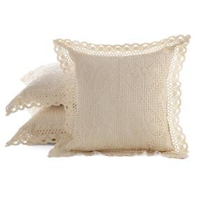 Pagalvės užvalkalas Mirella JA181-02, šviesiai smėlinė, 40 cm x 40 cm