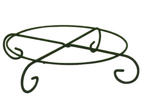 Gėlių stovas Garden Center 20202, 25 cm x 25 cm x 7 cm, Ø 25 cm