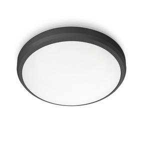 Lubinis lauko šviestuvas Philips Doris, 6W, LED, IP54, juoda sp., 22 cm x 7 cm