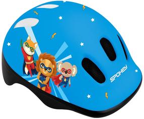 Jalgrattakiiver lastele Spokey Fun, sinine v./must v., 52-56 cm