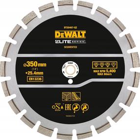 Deimantinis diskas Dewalt DT20467-QZ, 350 mm x 25.4 mm x 2.8 mm
