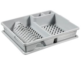 Trauku žāvētājs Curver, plastmasa, pelēka krās.