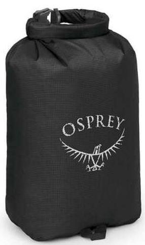 Ūdensizturīgā soma Osprey Ultralight DrySack, 6 l, melna krās.