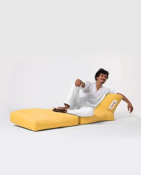 Sėdmaišis Hanah Home Siesta Sofa Bed 248FRN1213, geltona sp.