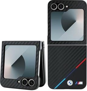 Telefono dėklas BMW Carbon Tricolor, juoda sp., Samsung