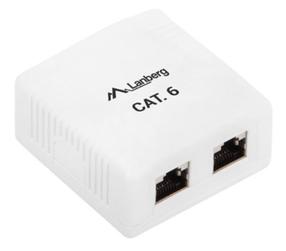 Priedas tinklo produktams Lanberg Cat.6, balta sp.